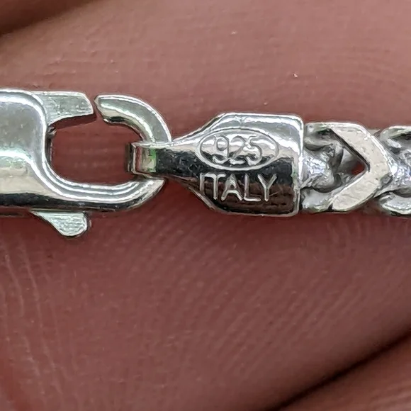925 Sterling silver Franco chain